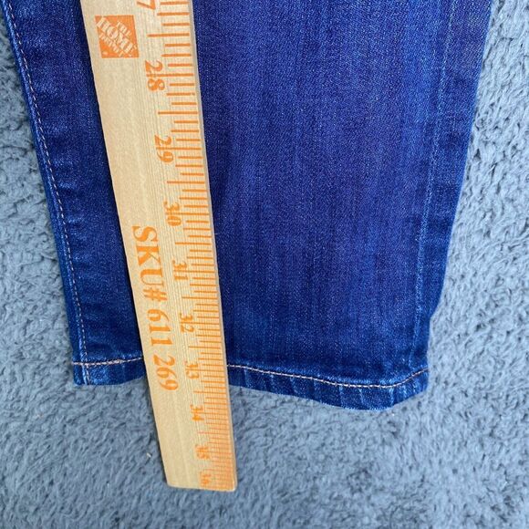 Citizens of Humanity Jeans Women’s 25 Dylan Drop Rise Cropped Straight Leg Blue - Picture 6 of 13